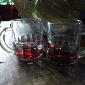 Federal Glass Co. shot glasses